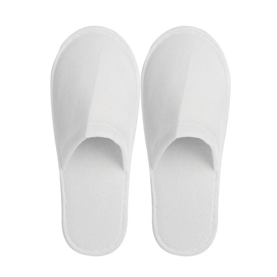 Plain 27cm*10.0cm 28cm*10.5cm Non Woven Disposable Hotel Slippers
